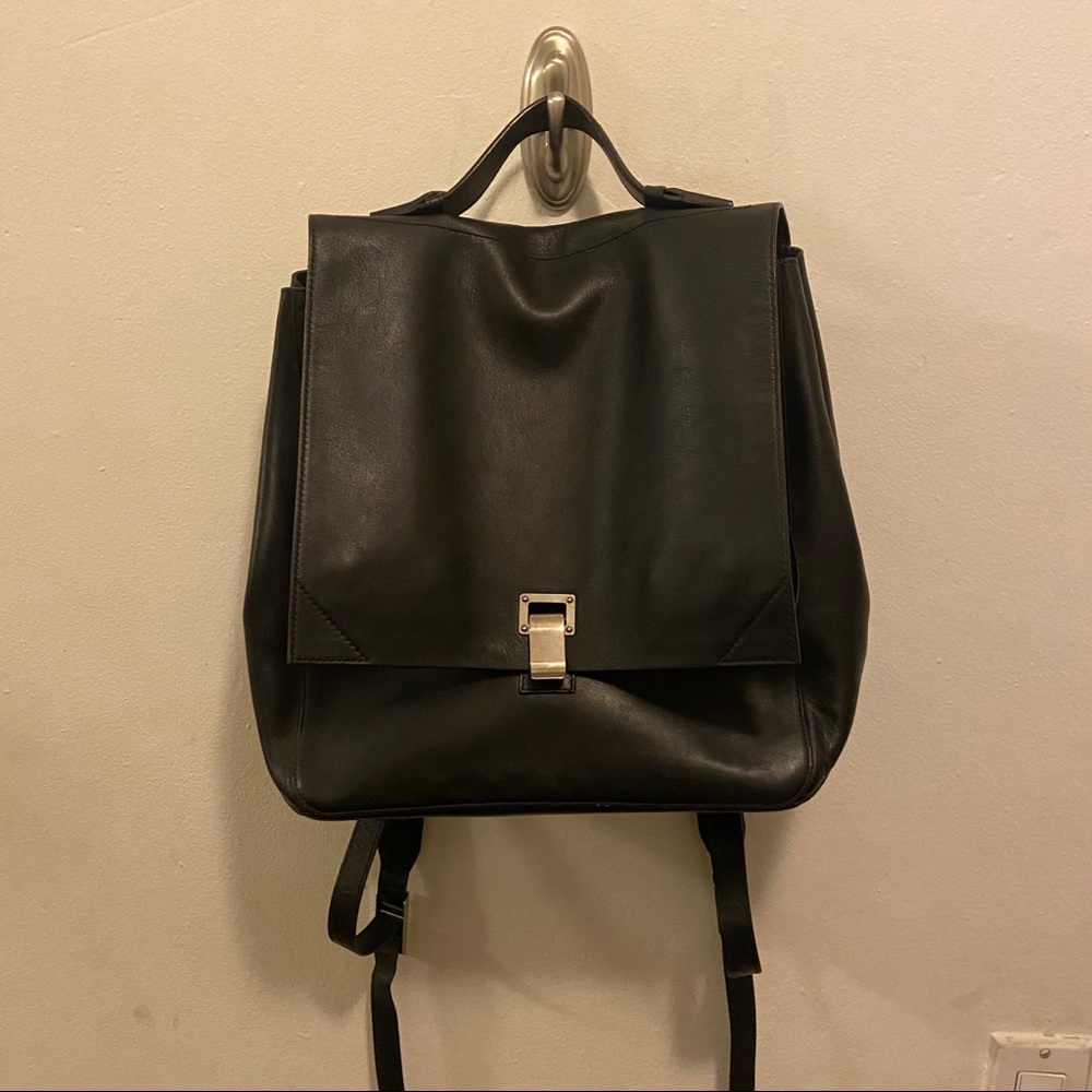 Black proenza schouler backpack w dust bag